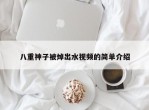 八重神子被焯出水视频的简单介绍